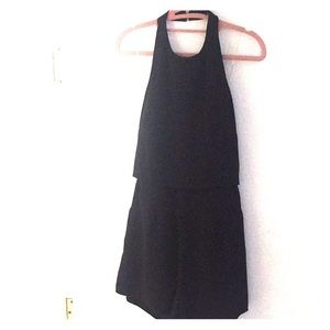 Black halter romper